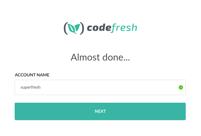 Codefresh account name