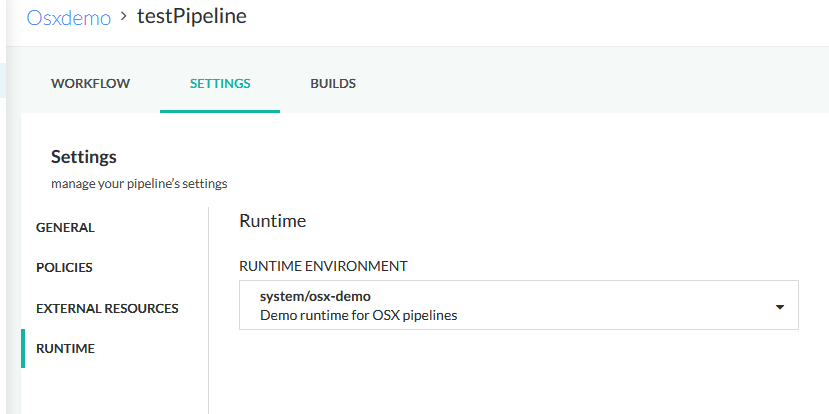 Running a pipeline on the macOS environment