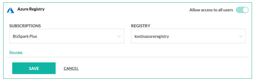 Selecting an Azure Helm repository