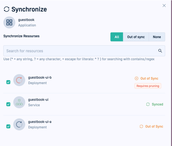 Enhanced resource pruning information