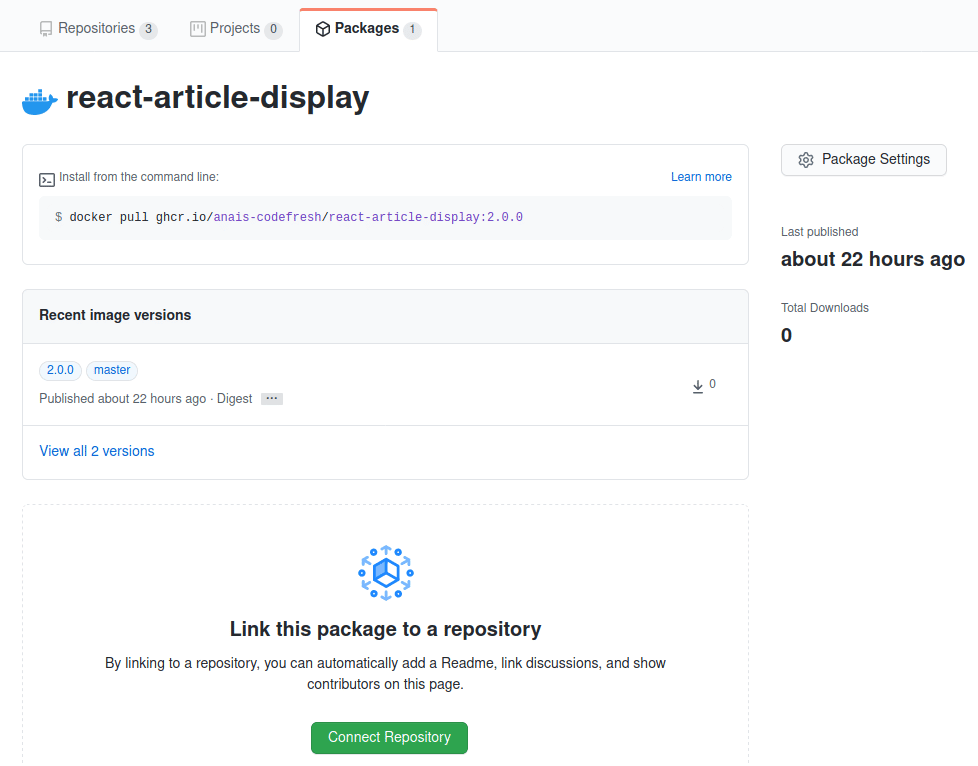 GitHub Container Registry