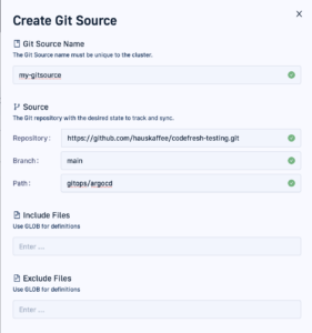 Create Git Source