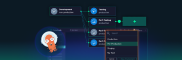 Codefresh GitOps Cloud UI with floating Argo logo